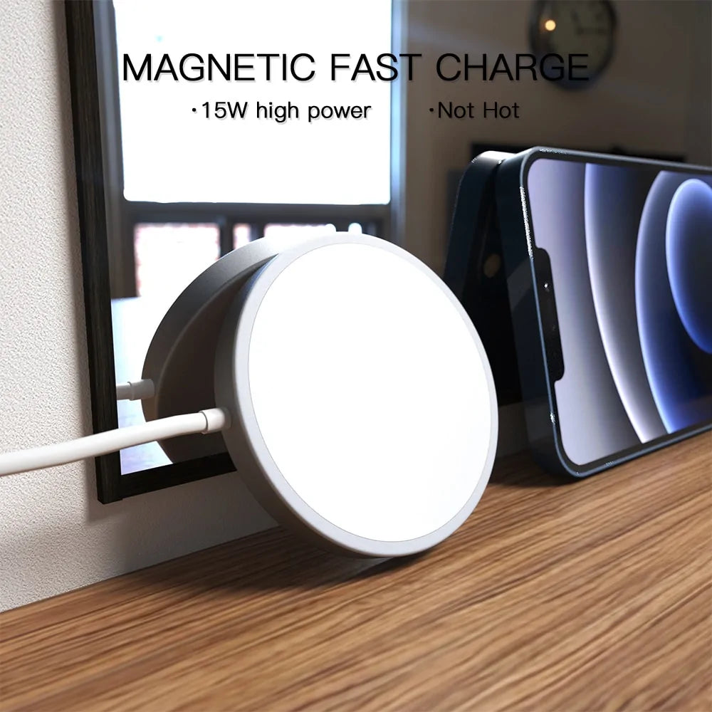 Magnetic Wireless Charger USB Adapter | Fast & Convenient | Compact & Portable Wireless Chargers 15w apple fast charger iphone magetic New arrival usb c type wireless charger {{ product_collections }} {{ product_description }}