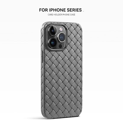 Woven Pattern Phone Case | Breathable Heat Dissipation | Drop-resistant Protective Cover Titanium Gray iPhone cases best breathable heat dissipation iPhone iPHone case new arrival {{ product_collections }} {{ product_description }}