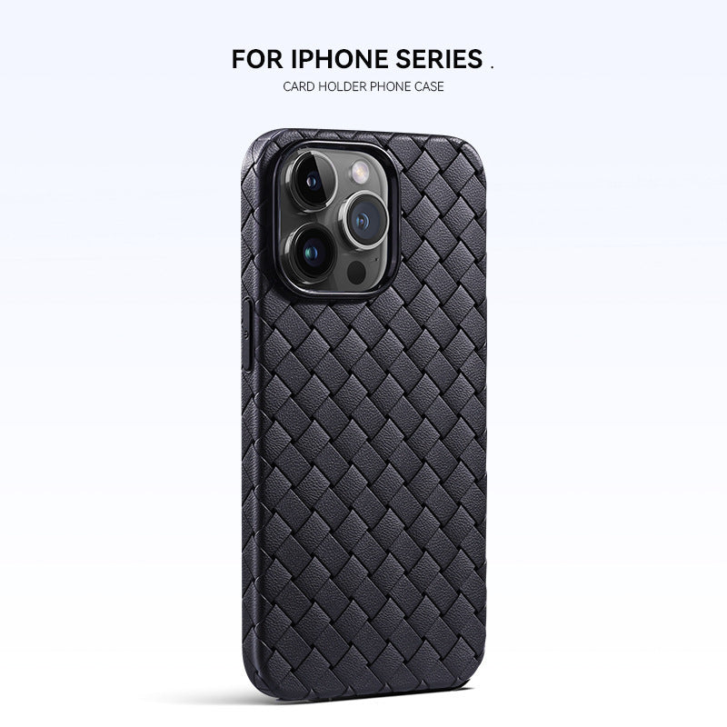 Woven Pattern Phone Case | Breathable Heat Dissipation | Drop-resistant Protective Cover Graphite Black iPhone cases best breathable heat dissipation iPhone iPHone case new arrival {{ product_collections }} {{ product_description }}