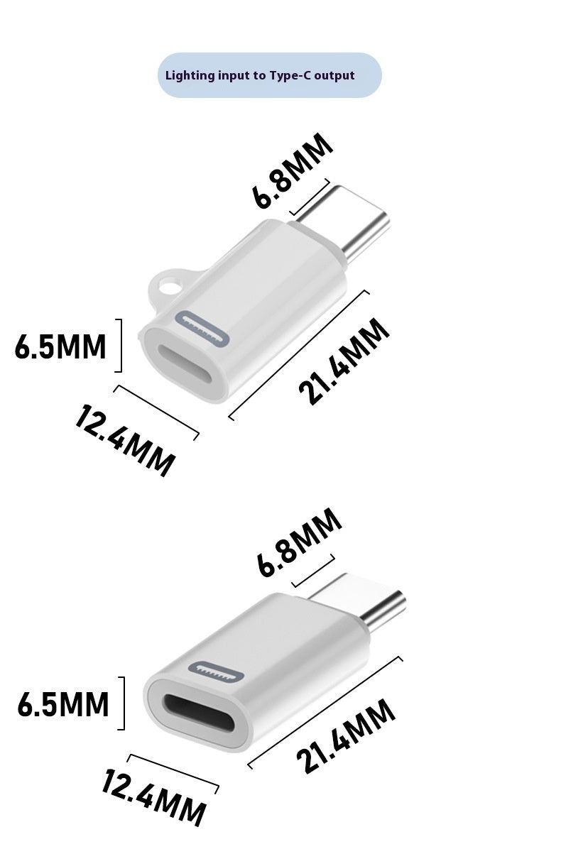 Mobile Phone PD Charging Adapter, Lightning Female To Type-C Male Converter Adapters & Converters accessories adapter c type electronics ipad iphone lightening