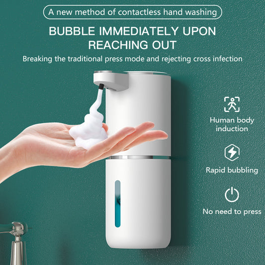 Automatic Induction Soap Dispenser Smart Electric Foam Mobile Phone Automatic Soap Dispenser Soap Dispenser Bathroom bathroom accessories bathroom items dispenser home hygiene soap