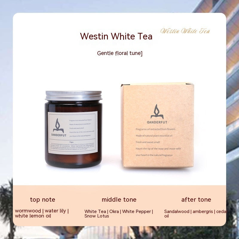 Tea Cup Aromatherapy Candle Home Indoor Westin White Tea Candles candles decor fragrance candles home scented candles