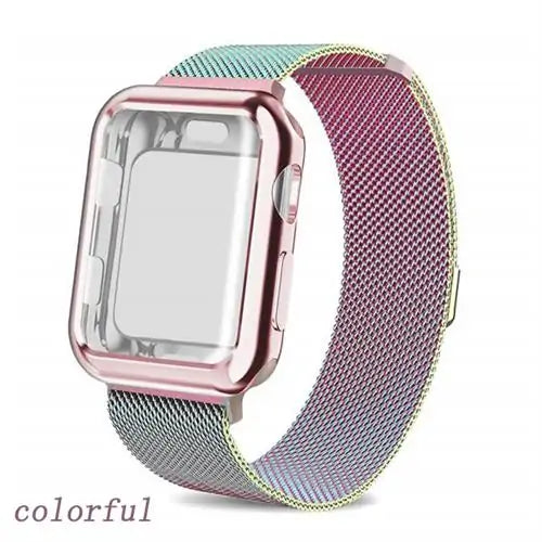 Make a Statement with Our Apple Watch Metal Bracelet Colorful 38 Millimeter Series 3 2 1 Apple Watch Bands apple apple watch apple watch band apple watch strap band bracelet iwatch mesh watch {{ product_collections }} {{ product_description }}