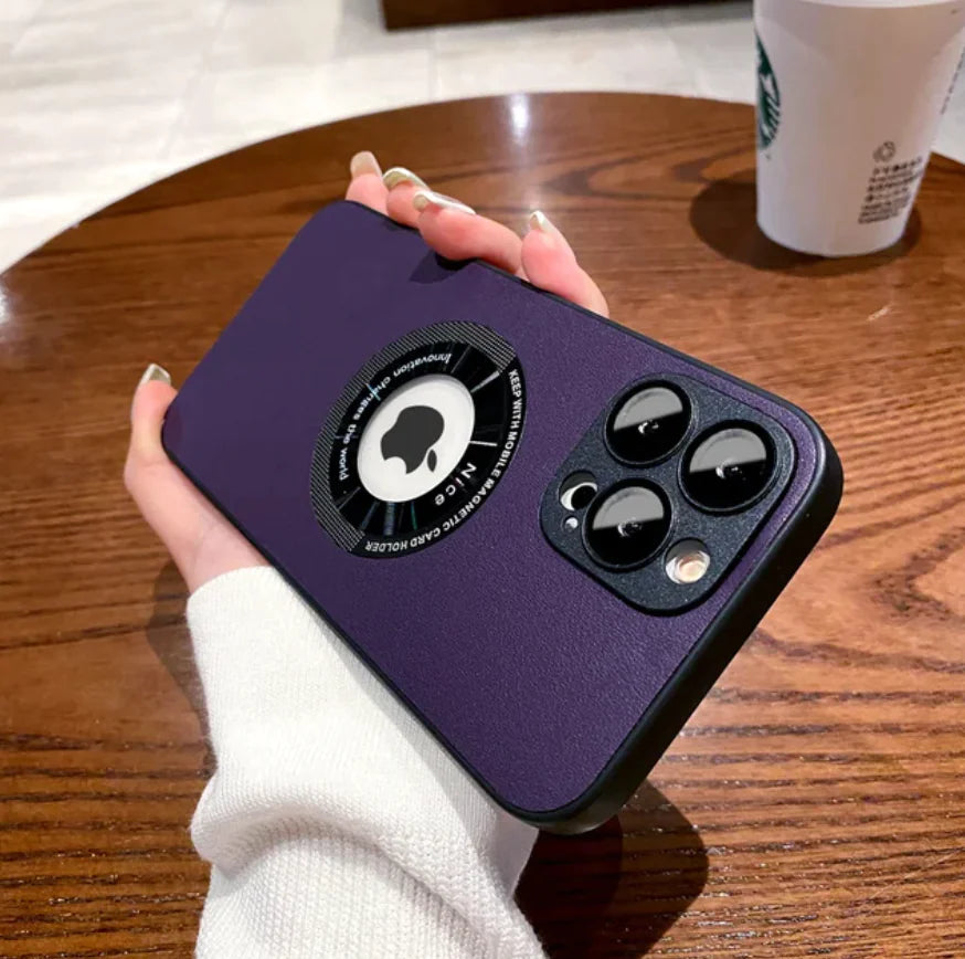 Leather Magsafe Case for iPhone Purple Mobile Phone Cover & Protectors electronics iPhone Leather Magsafe Case for iPhone matchless matchless online matchlessonline mobile mobile accessories mobile case mobile cover mobile phone mobile phone accessories mobile phone cover mobile phone safety