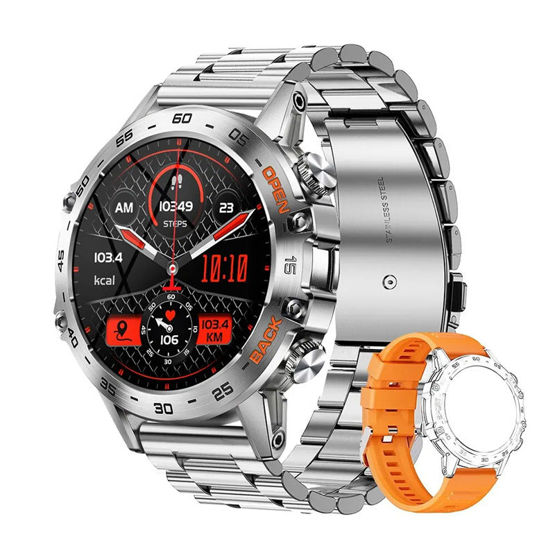 K52 Bluetooth Calling Smart Watch Ultra-long Standby Orange Steel Smart Watches electronics health monitoring smart watch sports mode water proof