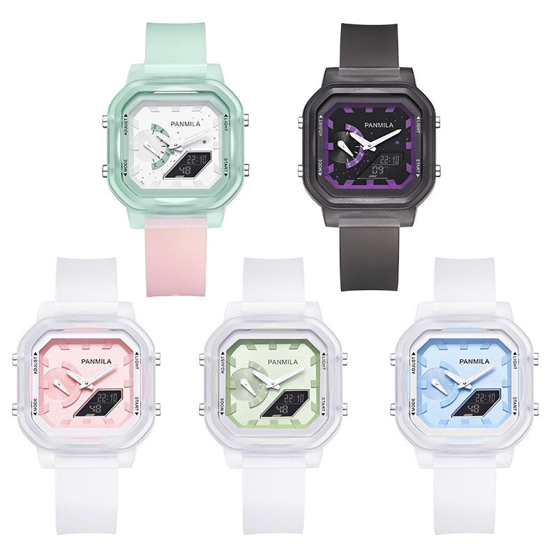 Multifunctional Student Electronic Watch Luminous Casual Jelly Silicone Watch Smart Watches electronics smart watch