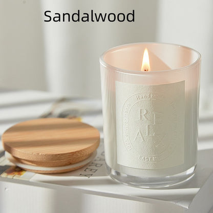 Aromatherapy Candle Essential Oil Osmanthus Sandalwood Candles candles decor fragrance candle home