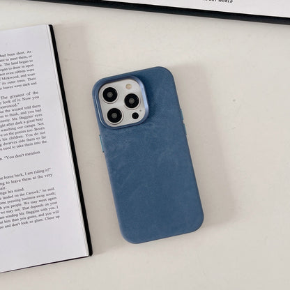 Flannel Fiber Cloth Pattern Magnetic Suction Phone Case Dark Blue 0 iPhone iPhone Case Phone Cases {{ product_collections }} {{ product_description }}