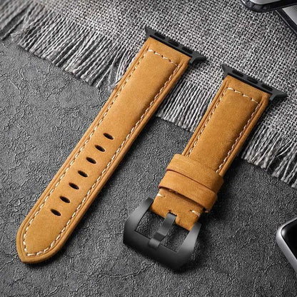 Add Personality with Our Handmade Crazy Cowhide Apple Watch Band Apple Watch Bands apple watch apple watch band apple watch strap hand made handmade new arrival nylon {{ product_collections }} {{ product_description }}