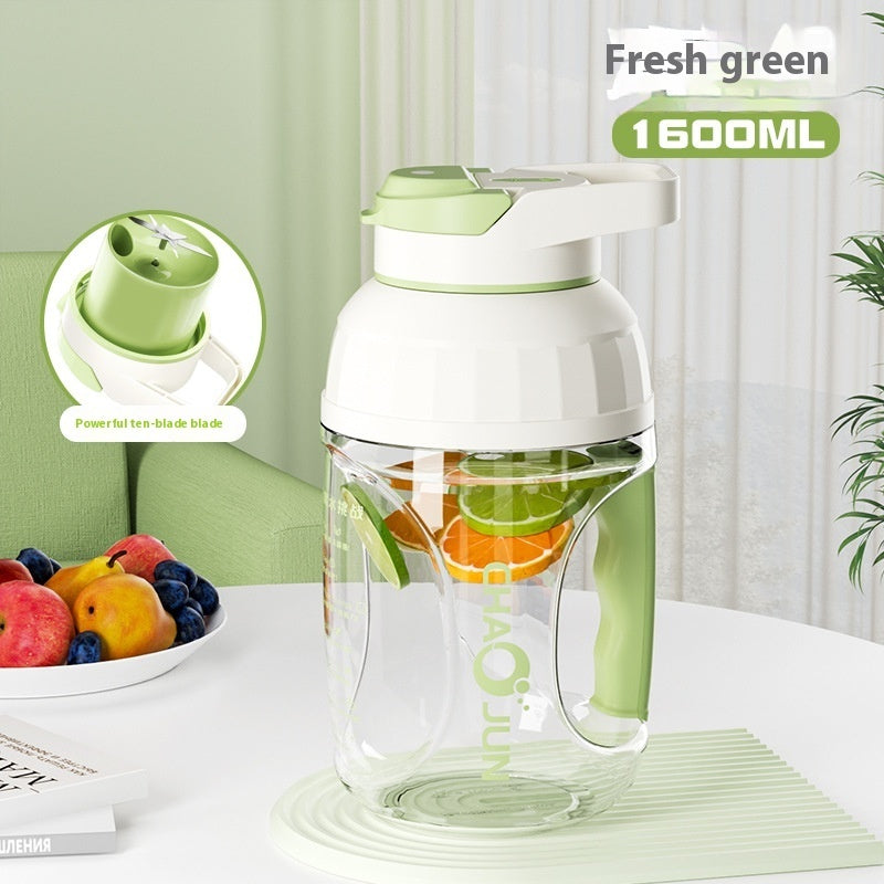 Wireless Juice Cup Home Large Capacity Multifunctional Portable Juicer 1500ml Fresh Green Water Bottles dinning home water bottle