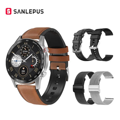 Business Smart Watch With 4 Straps Smart Watches Business Smart Watch electronics elegant leather strap smart watch