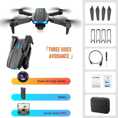 Factory Direct Sale K3 E99 Pro 4K Mini Drone Three-sided Obstacle Avoidance Foldable Quad copter Toy With Single Camera Drones 4k 5g bluetooth 5g connection 6k 8k drone drone for video making drone with video camera matchless online RC drone with 360 video camera remote controlled drone with 360 camera versatile camera and drone video video making