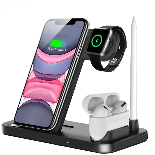 3-in-1 Wireless Charger Stand | Fast Charging | Sleek & Compact Design Wireless Chargers 3 in 1 apple charging pad charging stand fast charger iphone magnetic magsafe New arrival wireless charger {{ product_collections }} {{ product_description }}