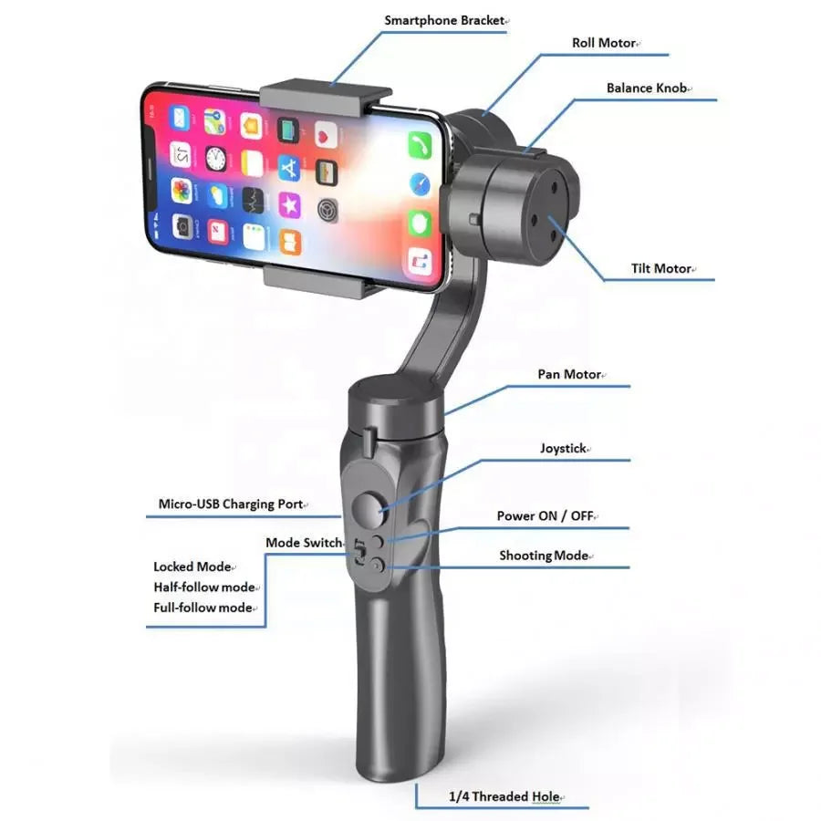 Professional Stabilized 3 Axis Dslr Face Tracking Vlog Selfie Anti-Shake Selfie Stick Ai Phone Holder Gimbal Stabilizer Gimbal Stablizers auto face tracking automatic selfie sticks blogging accessories camera stablizer electronics Gimbal handheld stablizer intelligent face tracking matchless online mobile phone accessories for blogging portable auto balance selfie stick selfie sticks tripod selfie tripod video video camera and mobile video accessories video devices video holder