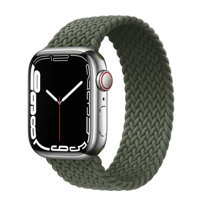 Upgrade Your Apple Watch with Our Nylon Elastic Loop Strap 4inverness green 38mm 40mm 41mm Apple Watch Bands apple watch apple watch band apple watch strap new arrival nylon {{ product_collections }} {{ product_description }}