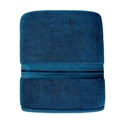 Absorbent Bath Towel Navy blue 34cmX75cm 5 Towels bath towel Bedding and towels best drying bath towel cotton towels Home towels