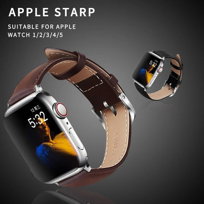 Elevate Your Style with Our Brown Leather Band for Apple Watch Apple Watch Bands apple watch apple watch band apple watch band and case apple watch strap leather leather band {{ product_collections }} {{ product_description }}