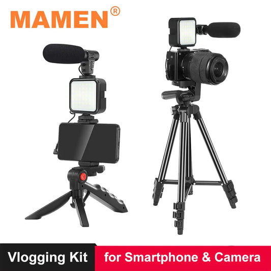 Camera Tripod Kit Tripods & Monopods Audio & Video Components Camera electronics electronics accessories selfie video stand selfie video stick Tripod tripod video video video accessories video camera and mobile video accessories video holder video maker video making videos Vlogging