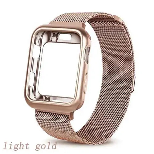 Make a Statement with Our Apple Watch Metal Bracelet Apple Watch Bands apple apple watch apple watch band apple watch strap band bracelet iwatch mesh watch {{ product_collections }} {{ product_description }}