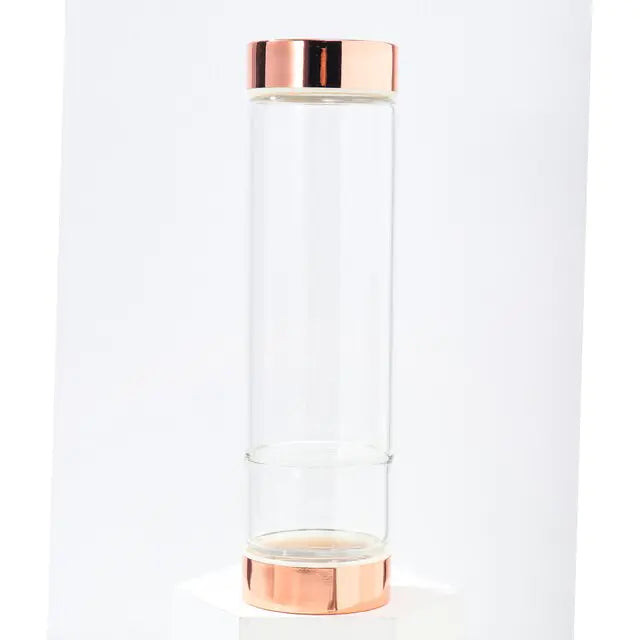 Crystal Glass Water Bottle Interlayer Gold B Water Bottles dinning dinning table home matchless matchless online matchlessonline new design water bottle stylish water bottle Water Bottle Water Bottles