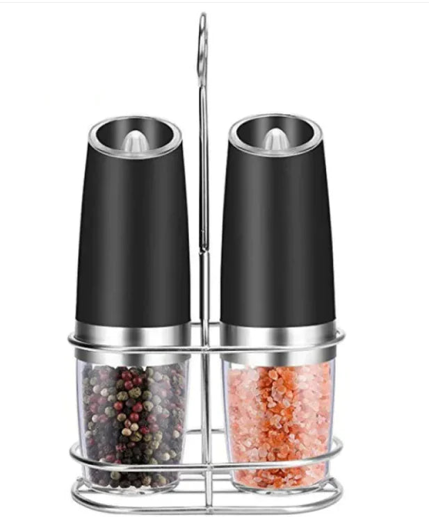 Electric Gravity Pepper & Salt Grinder with Adjustable Coarseness and LED Light Spice grinder kitchen kitchen accessories kitchen gadgets kitchen must haves pepper grinder salt grinder spice grinder {{ product_collections }} {{ product_description }}