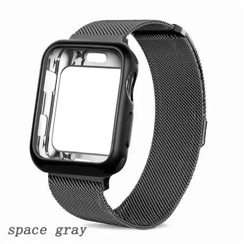 Make a Statement with Our Apple Watch Metal Bracelet Apple Watch Bands apple apple watch apple watch band apple watch strap band bracelet iwatch mesh watch {{ product_collections }} {{ product_description }}