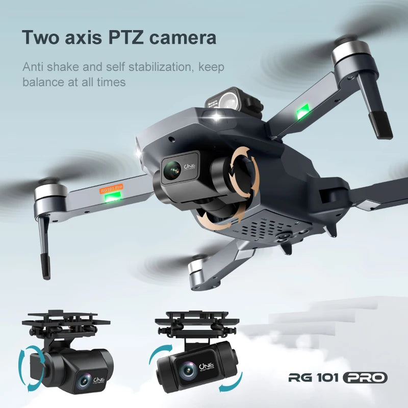 Flyxinsim RG101 PRO MAX Long Distance Brushless Obstacle Avoidance 5G With Video Camera 8K HD Camera And GPS Professional Drones Drones 4k 5g bluetooth 5g connection 6k 8k drone drone for video making drone with video camera matchless online RC drone with 360 video camera remote controlled drone with 360 camera versatile camera and drone video video making