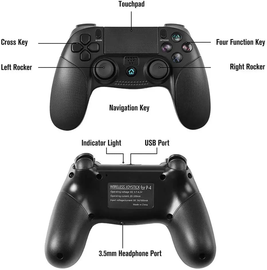 Personality Wireless Controller for PS4 | Gamepad for PlayStation 4 Console PlayStation Controller controller PlayStation PlayStation accessories plug and play touch screen USB port {{ product_collections }} {{ product_description }}