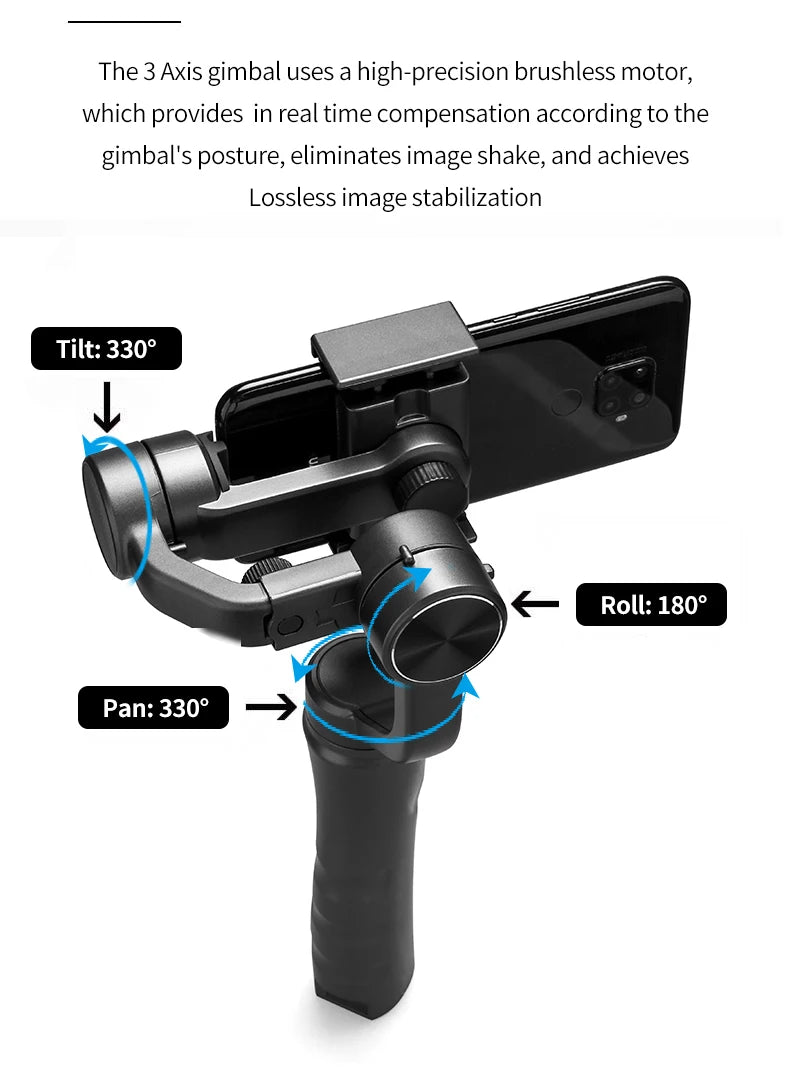 Gimbal Stabilizer Smartphone Action Camera Smooth Stabilizing Holder Handhold Gimbal Stabilizer Gimbal Stablizers auto face tracking automatic selfie sticks blogging accessories camera stablizer electronics Gimbal handheld stablizer intelligent face tracking matchless online mobile phone accessories for blogging portable auto balance selfie stick selfie sticks tripod selfie tripod video video camera and mobile video accessories video devices video holder