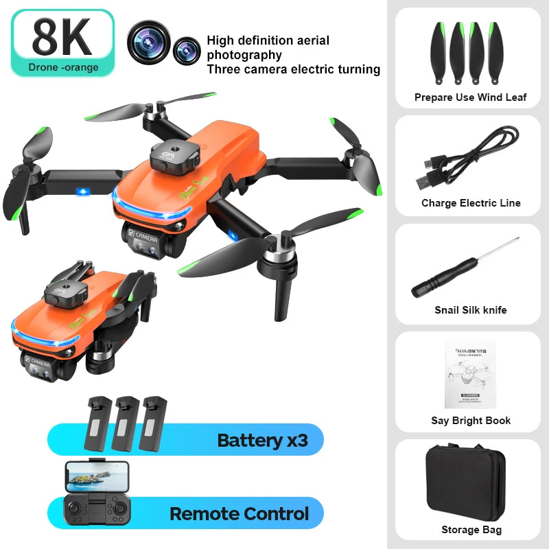 S118 Drone with 4K Professional Dual Camera 5G WIFI 360 Obstacle Avoidance FPV Brushless Motor RC Quadcopter Mini Drone S118 drone Orange Dual Camera 3B S118 drone Drones 4k 5g bluetooth 5g connection 6k 8k drone drone for video making drone with video camera matchless online RC drone with 360 video camera remote controlled drone with 360 camera versatile camera and drone video video making