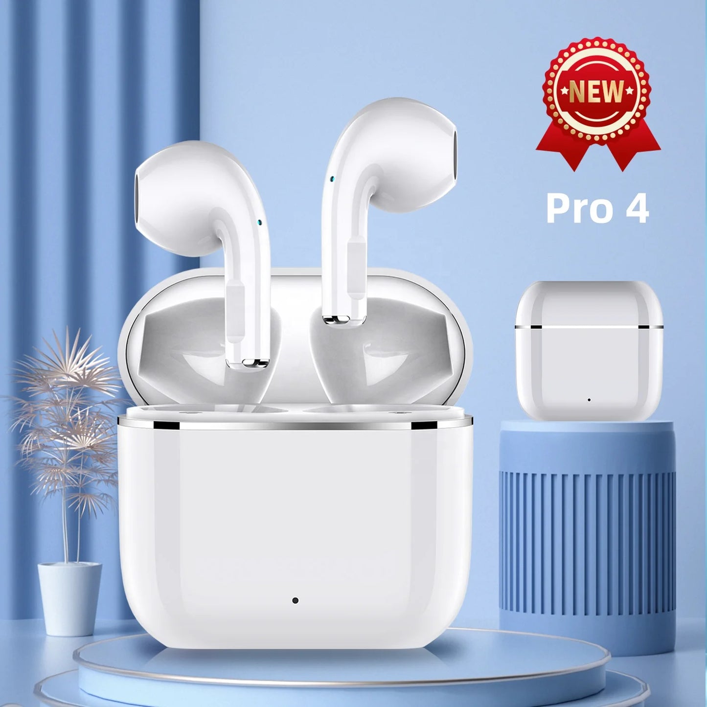 Fone De Ouvido Bluetooth TWS In ear Headphones Wireless PRO4 Oordopjes Headphones & Earbuds audio bluetooth headphones certified headphone earbud electronics in ear headphone matchless online