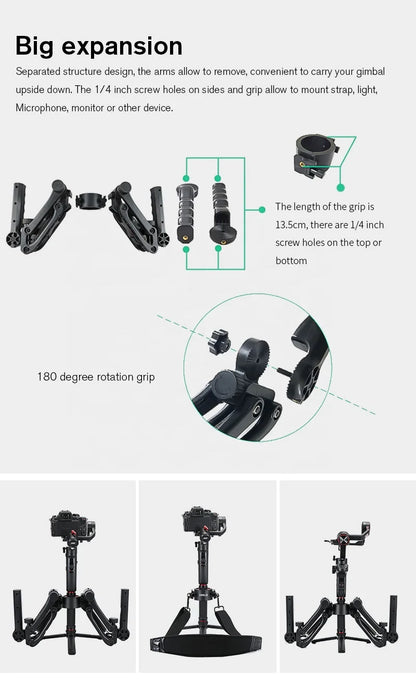 Gimbal Stabilizer with Neck Strap Lanyard for DJI Ronin S SC Osmo Mobile 4 3 Handheld Gimbal Camera Accessories Gimbal Stablizers auto face tracking automatic selfie sticks blogging accessories camera stablizer electronics Gimbal handheld stablizer intelligent face tracking matchless online mobile phone accessories for blogging portable auto balance selfie stick selfie sticks tripod selfie tripod video video camera and mobile video accessories video devices video holder