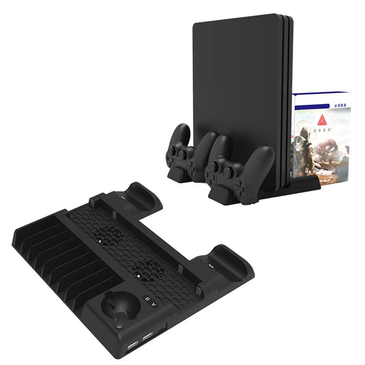 PS4 Games PlayStation 4 Charger Accessories Cooling Fan | Game Disc Storage with Move Controller Charging Stand PlayStation Cooling Station PlayStation PlayStation accessories PlayStation Cooling PlayStation cooling satnd PlayStation Cooling stand {{ product_collections }} {{ product_description }}