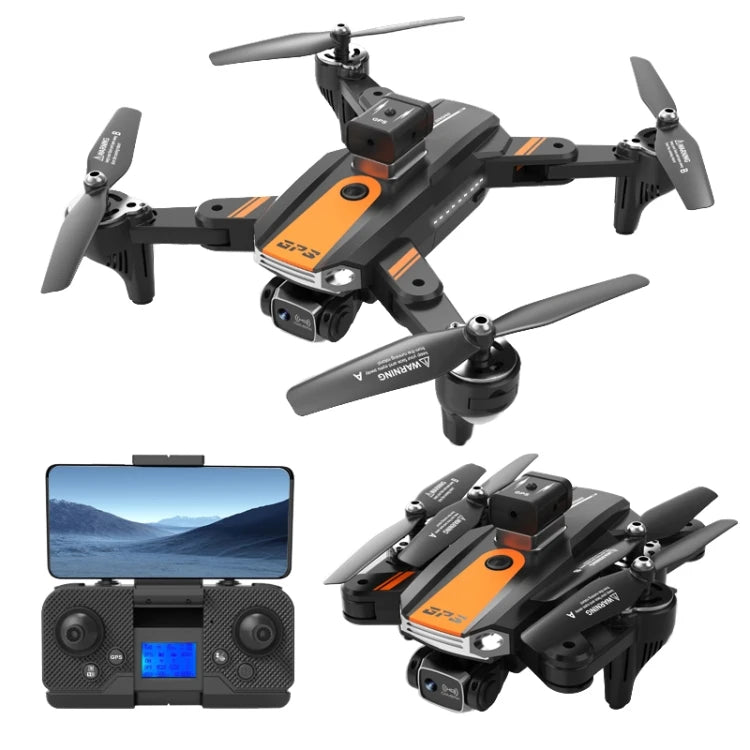 8K HD Dual-camera Drone, 360 Degree Intelligent Obstacle Avoidance GPS Positioning Aerial Quadcopter S9 Black Drones 4k 5g bluetooth 5g connection 6k 8k drone drone for video making drone with video camera matchless online RC drone with 360 video camera remote controlled drone with 360 camera versatile camera and drone video video making