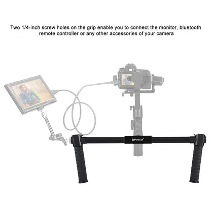 Lightweight and durable Dual Handheld Grip Aluminum Tube Stabilizer Gimbal Stablizers auto face tracking automatic selfie sticks blogging accessories camera stablizer electronics Gimbal handheld stablizer intelligent face tracking matchless online mobile phone accessories for blogging portable auto balance selfie stick selfie sticks tripod selfie tripod video video camera and mobile video accessories video devices video holder