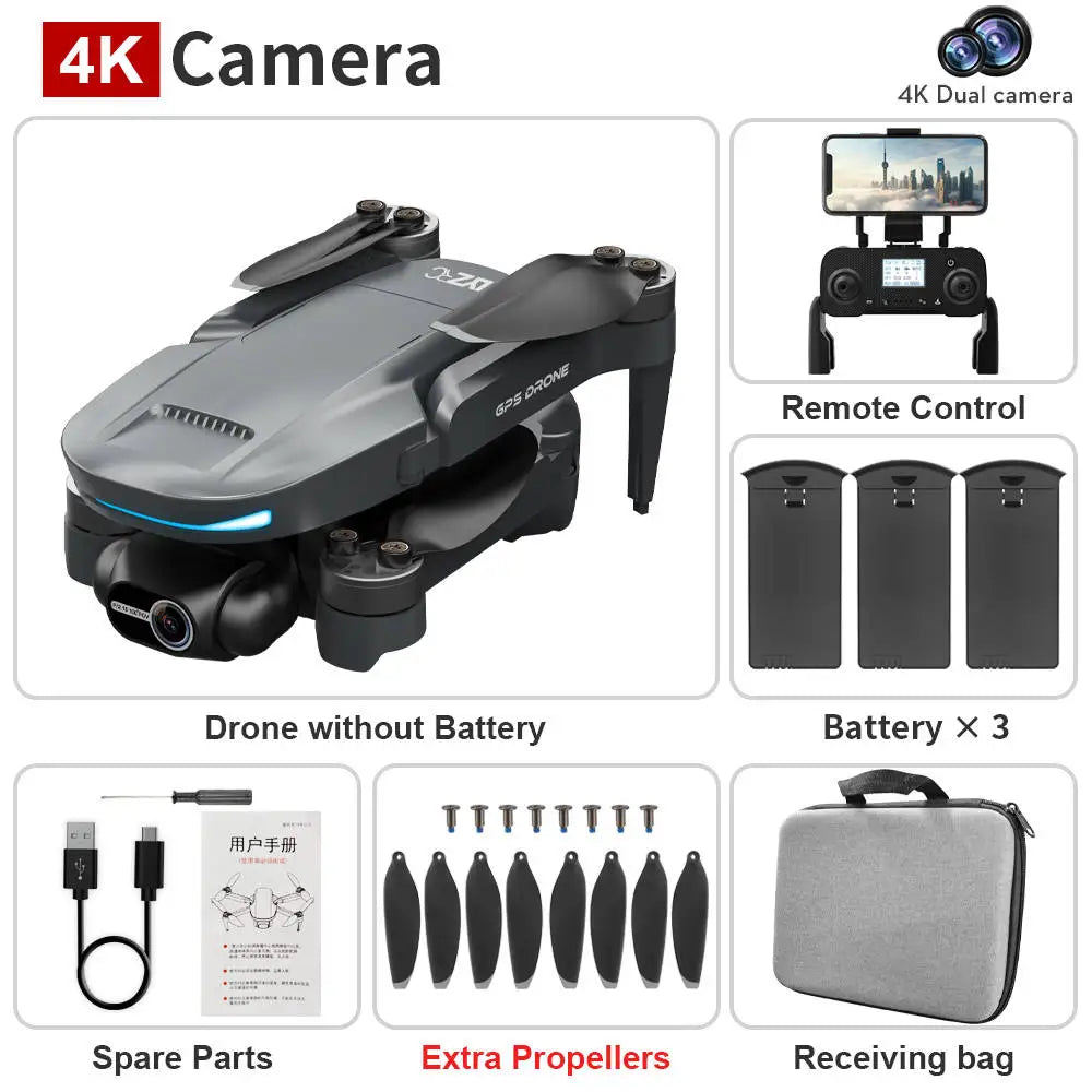 JHD L200 PRO MAX Drone 4K 2-Axis PTZ HD Dual Camera Laser Obstacle Avoidance Brushless Motor GPS 5G WIFI RC FPV camera 4k VS SG with 3B Drones 4k 5g bluetooth 5g connection 6k 8k drone drone for video making drone with video camera matchless online RC drone with 360 video camera remote controlled drone with 360 camera versatile camera and drone video video making