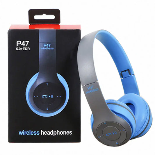 Wireless Bluetooth P47 Headphones Headphones & Earbuds audio audio device bluetooth headphone and earphone and earbud bluetooth headphones electronics fashion headphone gaming headphone headphone headphone for music headphones headphones for sports new headphones Wireless Bluetooth P47 Headphones