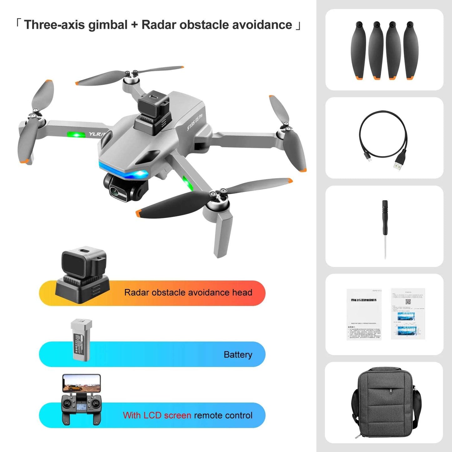 NEW S135 MAX Dron GPS 8K Dual HD Camera 3-Axis FPV Obstacle Avoidance Drones Brushless Quadcopter Toy Drone S135 V KAI ONE S135 MAX Grey s135 max S135 drone Drones 4k 5g bluetooth 5g connection 6k 8k drone drone for video making drone with video camera matchless online RC drone with 360 video camera remote controlled drone with 360 camera versatile camera and drone video video making