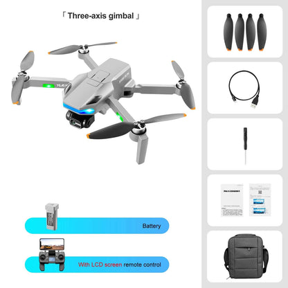 NEW S135 MAX Dron GPS 8K Dual HD Camera 3-Axis FPV Obstacle Avoidance Drones Brushless Quadcopter Toy Drone S135 V KAI ONE S135 MAX Grey s135 pro S135 drone Drones 4k 5g bluetooth 5g connection 6k 8k drone drone for video making drone with video camera matchless online RC drone with 360 video camera remote controlled drone with 360 camera versatile camera and drone video video making