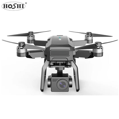 HOSHI SJRC F7 PRO GPS Drone 4K Dual HD Camera 3 Axis Gimbal Aerial Photography Brushless Motor Quadcopter RC Distance 3km Drones 4k 5g bluetooth 5g connection 6k 8k drone drone for video making drone with video camera matchless online RC drone with 360 video camera remote controlled drone with 360 camera versatile camera and drone video video making