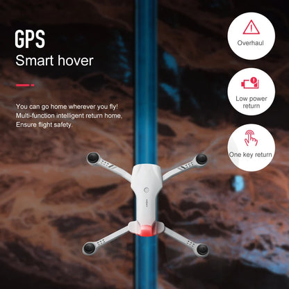 New Drone 4K HD Dual Camera With GPS 5G WIFI Wide Angle FPV Real-Time Transmission Rc Distance 1km Professional Drones Toys Drones 4k 5g bluetooth 5g connection 6k 8k drone drone for video making drone with video camera matchless online RC drone with 360 video camera remote controlled drone with 360 camera versatile camera and drone video video making