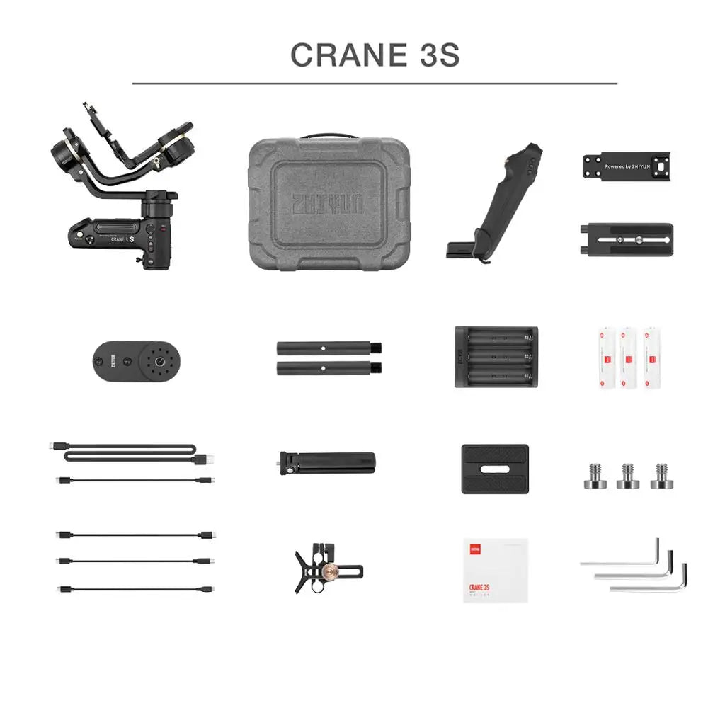 3-Axis Camera Gimbal Handheld Stabilizer Support 6.5KG DSLR Camcorder Video Cameras for Nikon Canon Sony Crane 3S Gimbal Stablizers auto face tracking automatic selfie sticks blogging accessories camera stablizer electronics handheld stablizer intelligent face tracking matchless online mobile phone accessories for blogging portable auto balance selfie stick selfie sticks tripod selfie tripod video video camera and mobile video accessories video devices video holder