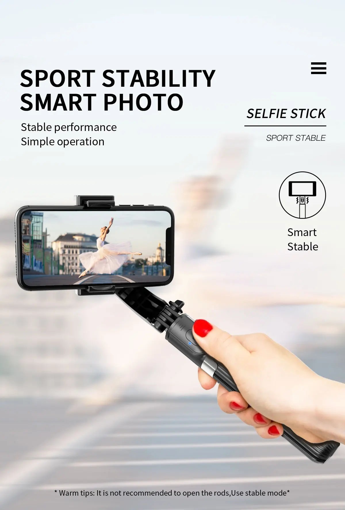 Pocket handheld selfie stick tripod gimbal stabilizer for iphone smart phone Gimbal Stablizers auto face tracking automatic selfie sticks blogging accessories camera stablizer electronics Gimbal handheld stablizer intelligent face tracking matchless online mobile phone accessories for blogging portable auto balance selfie stick selfie sticks tripod selfie tripod video video camera and mobile video accessories video devices video holder