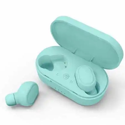 Tws True Wireless Earphone Sport Mobile Boat Stereo Mini In-ear Handsfree M1 Earbuds Headphone with Mic 100 Hours Color Box Rohs Mint green Headphones & Earbuds audio bluetooth headphones certified headphone earbud electronics in ear headphone matchless online