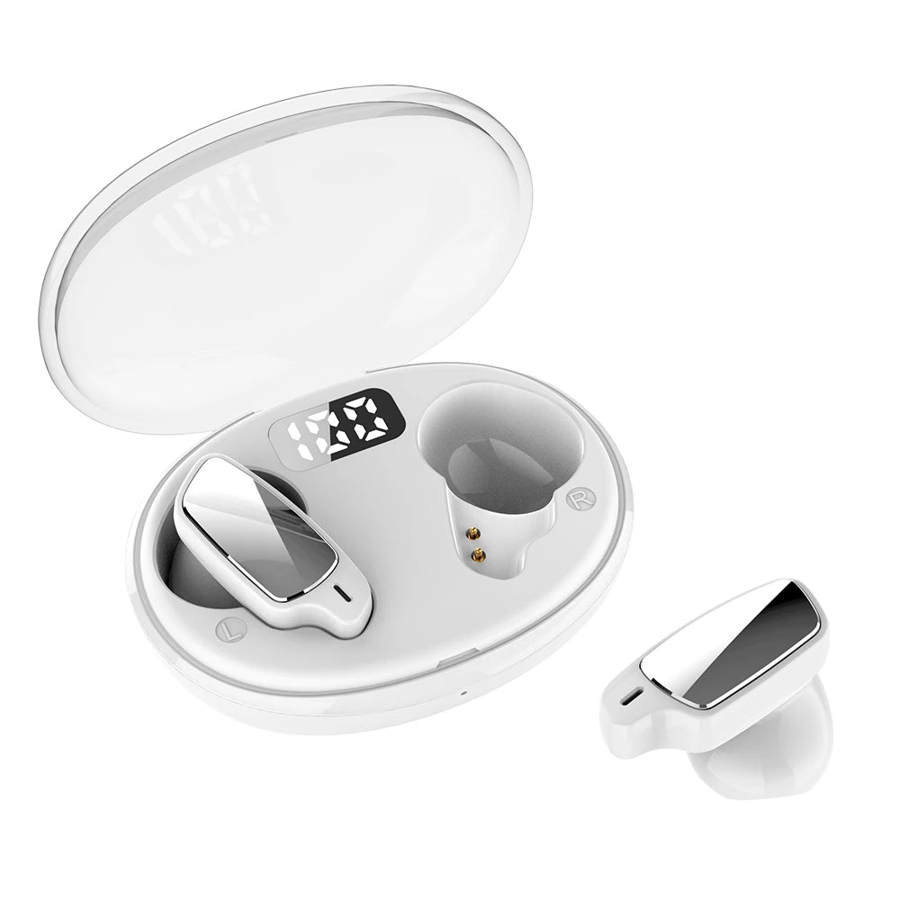 Trulyway J152 True Wireless Earbuds Led Power Display Earphone Invisible Wireless TWS Bluetooth Earphones 5.1 White J152 TWS Headphones & Earbuds audio bluetooth headphones certified headphone earbud electronics in ear headphone matchless online