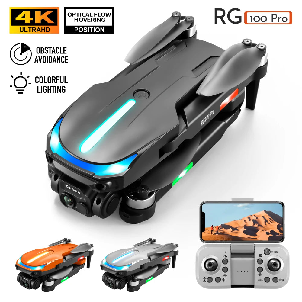 Hot selling RG100 pro Drone GPS with 8K Dual Camera 5G WIFI Obstacle Avoidance FPV Brushless Motor RC Quadcopter Mini Drone Drones 4k 5g bluetooth 5g connection 6k 8k drone drone for video making drone with video camera matchless online RC drone with 360 video camera remote controlled drone with 360 camera versatile camera and drone video video making