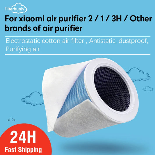 10 PCS PM2.5 Filter Kimberley Electrostatic Cotton Anti-dust Cotton For Xiaomi Air Purifier 2 2C 2H 2S 3 3C 3H Air Conditioner {{ product_collections }} {{ product_description }}