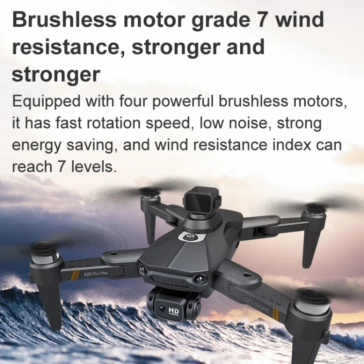 K80 Pro Max 360 Degrees Obstacle Avoidance 8K HD Dual Camera 5G WIFI FPV Foldable RC Aircrafts Drone Quadcopter Drones 4k 5g bluetooth 5g connection 6k 8k drone drone for video making drone with video camera matchless online RC drone with 360 video camera remote controlled drone with 360 camera versatile camera and drone video video making