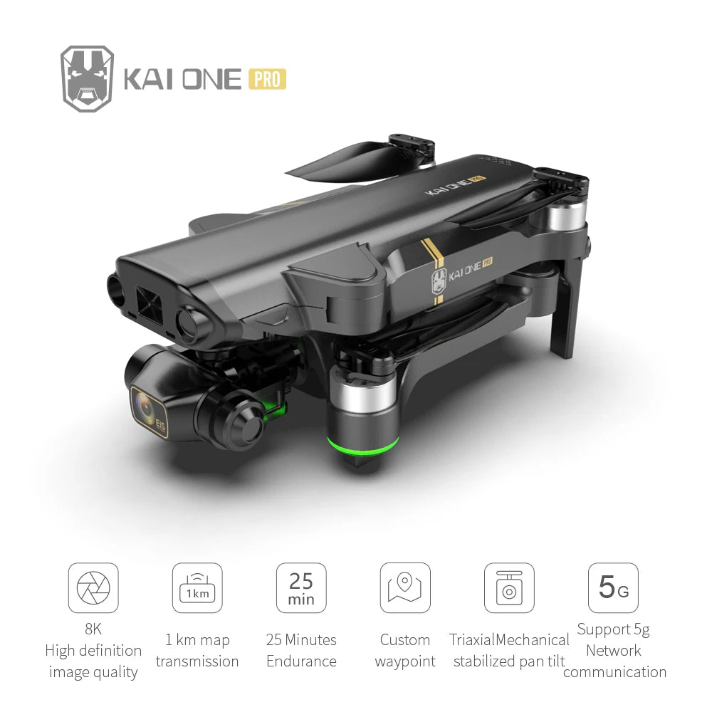 HOSHI KAI ONE Drone 8K HD Camera 3-Axis Gimbal Professional Drone Anti-Shake Photography Brushless Motor GPS Foldable Drone Drones 4k 5g bluetooth 5g connection 6k 8k drone drone for video making drone with video camera matchless online RC drone with 360 video camera remote controlled drone with 360 camera versatile camera and drone video video making