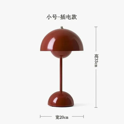 Danish Touch Rechargeable Mushroom Lamp Red Small Plug Lights & Lamps Danish Touch Rechargeable Mushroom Lamp decor home lamp light living room mushroom lamp touch lamp